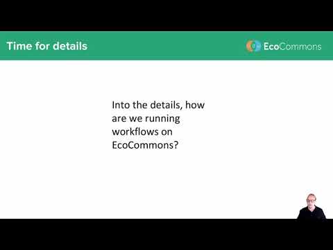 EcoCommons  workflow execution and Nextflow