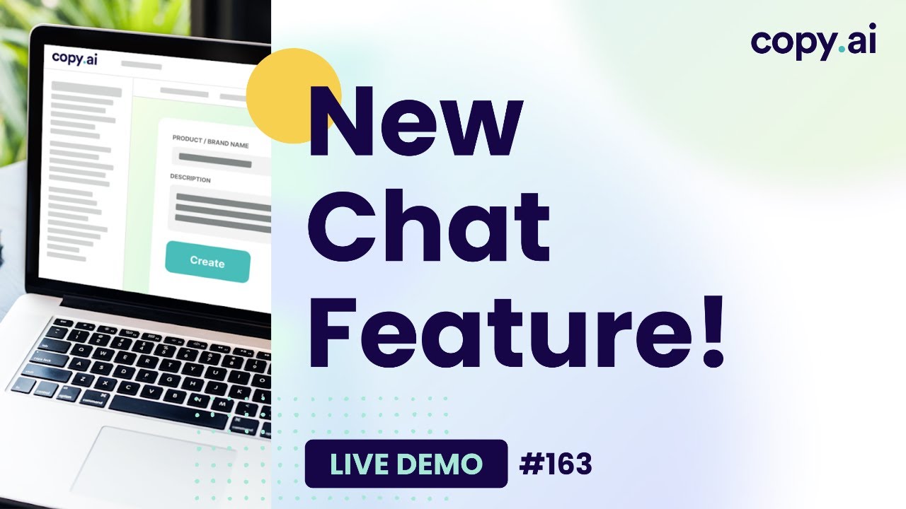 #163: Better than ChatGPT? Introducing Copy.ai's Revolutionary Chat Feature! video thumbnail