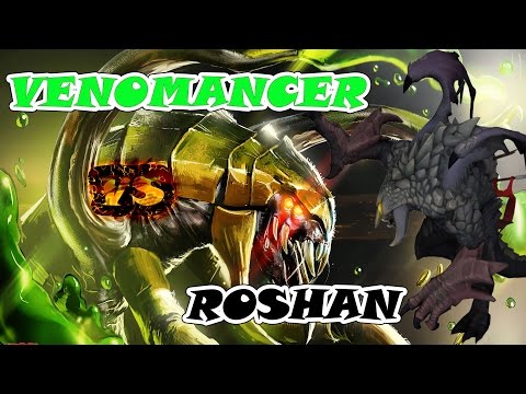 Dota 2 Venomancer vs Roshan