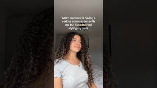 Like I just spent so much time on my curls #curly #curlyhair #curls #curlygirl