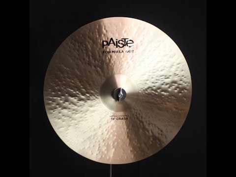 Paiste 18" Formula 602 Modern Essentials Crash - 1479g (video demo) image 2