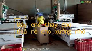 Máy cnc nesting thay dao tự động giá rẻ cho xưởng nhỏ của Holztek Pro-R1A