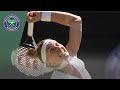 Petra Kvitova hits 4 Aces in a row at Wimbledon 2019