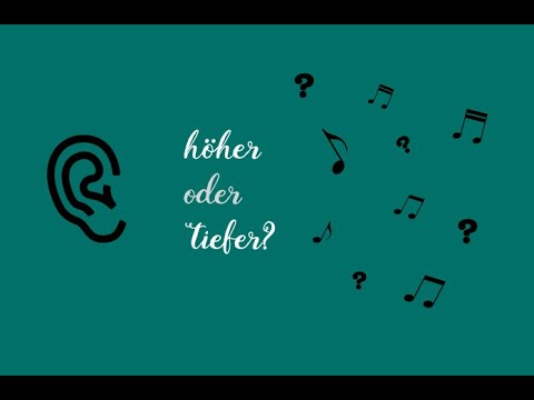 Hörschulung -  Höher oder tiefer?