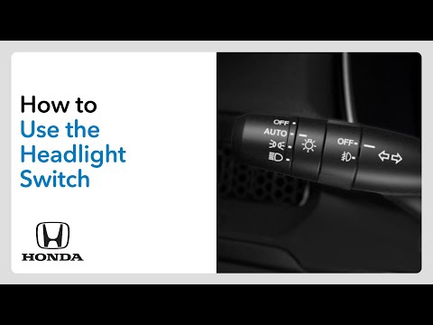 How to Use Auto High-Beam Headlights