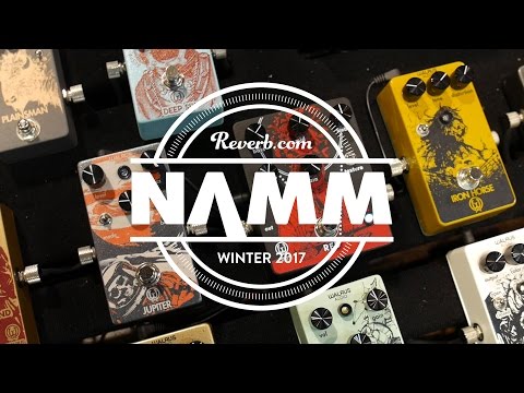 Walrus Audio Red Hi-Gain Distortion & Monument Harmonic Tremolo at NAMM 2017