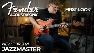 Video thumbnail for The NEW Fender Acoustasonic Jazzmaster | All you need to know in 16 Minutes! by GAK