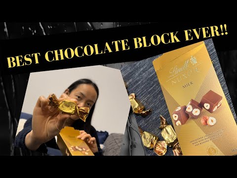 Lindt Nuxor Milk Chocolate 🇮🇹 - Snack Food Review @lindasmidnightsnackreviews