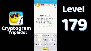 Cryptogram Tripledot Level 179 Answer | SolutionGuruji