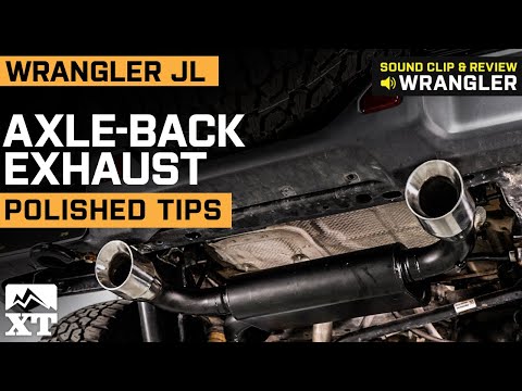 Jeep Wrangler JL Axle-Back Exhaust with Polished Tips Review & Sound Clip