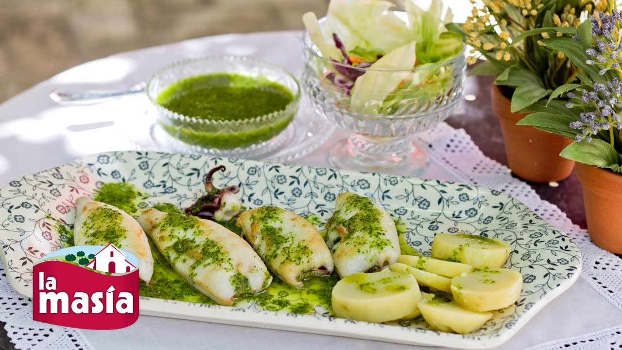 Receta de Chipirones a la plancha en salsa verde