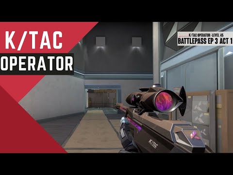 Ktac Operator Skin Showcase - Valorant Battlepass Skins
