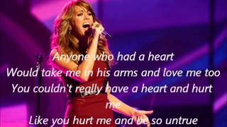 Angie Miller-Anyone Who Had a Heart-American Idol 12[Lyrics]