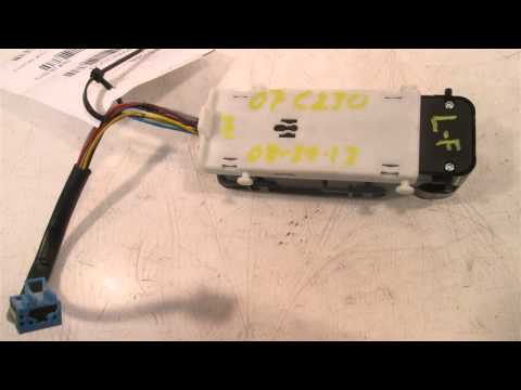 2007 Mercedes C230 Power Window / Control MASTER SWITCH - mbiparts.com Used OEM Mercedes Part... OEM