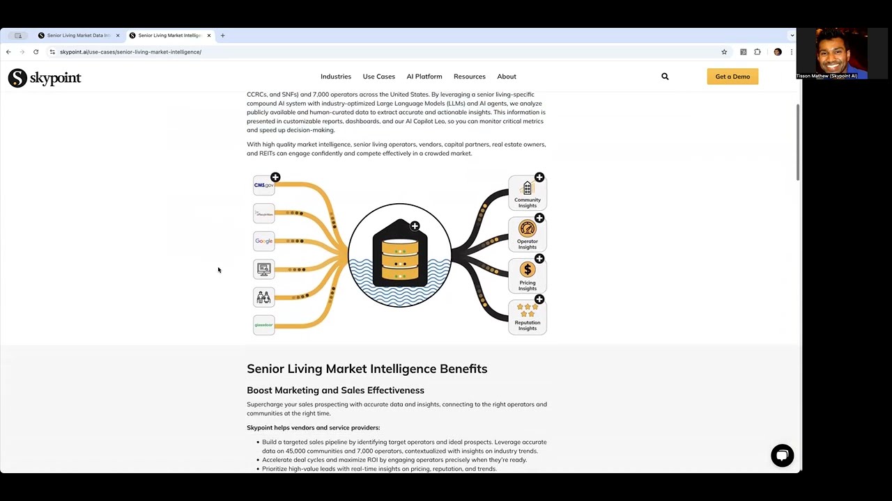 Skypoint AI Copilot - Chat with your data demo (SQL AI Agent)