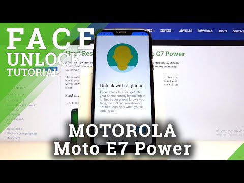 How to Set Up Face Unlock in MOTOROLA Moto G7 Power – Face Recognition
