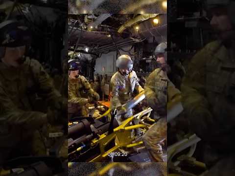 U.S. Air Force AC-130W gunship crew on duty