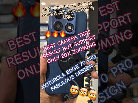 Thumbnail for 🤯🤯🤯 Motorola Edge 70 Pro - Premium 3D Leather Design & Curved Display! 🔥 | Full camera test 🔥🔥🔥