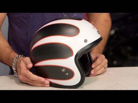 Bell Custom 500 Carbon Ace Cafe Ton Up Helmet Review at RevZilla.com