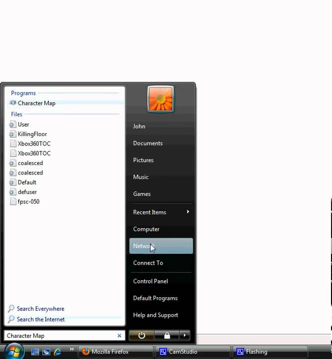 How to open Character Map