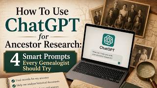 How To Use ChatGPT For Ancestor Research | 4 Powerful Prompts for Genealogists