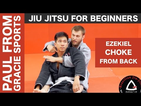 How To Do Ezekiel Choke From Back: Jiu Jitsu for beginners - submissions from back control