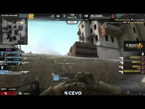 ENCE vs CG kartta 2 de_dust2 p3:sta CEVO Season 9 14.02.2016