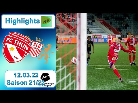 Highlights: FC Thun vs FC Stade - Lausanne - Ouchy (12.03.22)