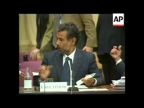 JAPAN: MONEY PLEDGES TO REBUILD EAST TIMOR (2)