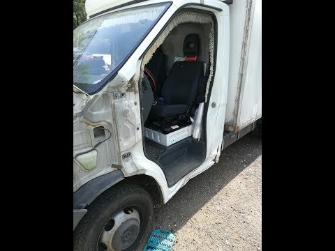 Замена водительской двери на газели Некст