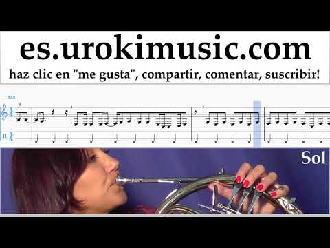 Tutorial de Trompa Carlos Vives, Sebastian Yatra - Robarte un Beso Clases Notas Parte#2 um-i927