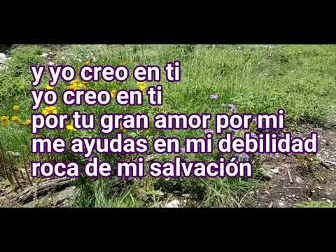 ROCA DE MI SALVACIÓN-PISTA Y LETRA  Tono -2.73