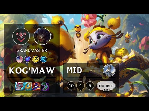 Kog'Maw Mid vs Galio - NA Grandmaster Patch 11.12