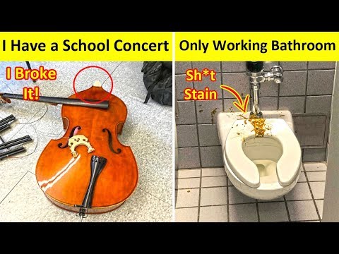 People Who Are Having a Very Bad Day At School Video
