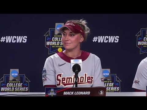 2023-06-06 WCWS Florida State Pregame Press Conference