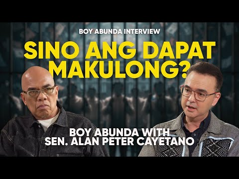 Sino Ang Dapat Makulong? | Boy Abunda with Senator Alan Peter Cayetano