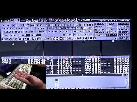 Timestretch in realtime with OctaMED 4 on the Amiga - quick tutorial