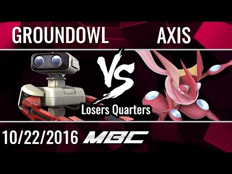 GroundOwl vs Axis - Losers Quarters - MBC4 - Smash Bros. Wii U