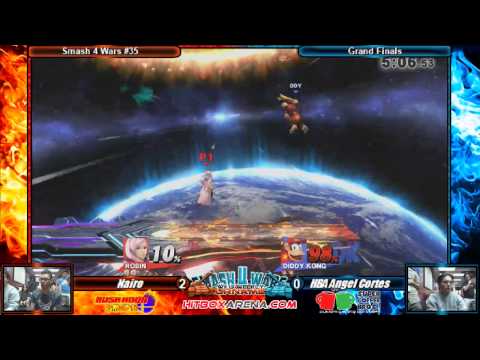 Smash 4 Wars #35 - Nairo (Lucina, Robin) v HBA Angel Cortes (Sheik, Diddy) Grand Finals