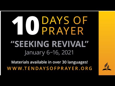 SEC 10 Days of Prayer - Friday 8th January 2021