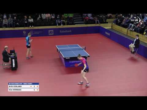 NK 2019 Finale dames: Britt Eerland - Kim Vermaas
