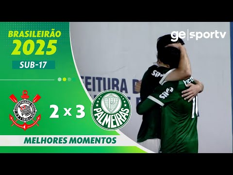 Gols e lances de Corinthians x Palmeiras