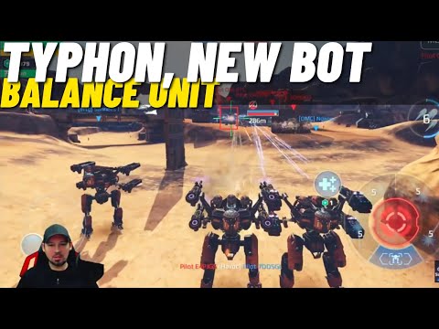 War Robots: New bot Typhon, New module Balance Unit, WR Test Server Gameplay