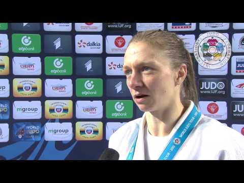 Interview Jaana SUNDBERG (FIN) winner -52kg Tbilisi Grand Prix 2015