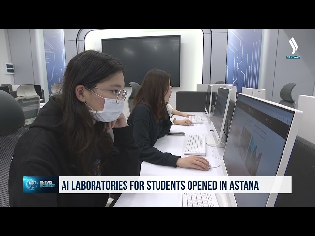 Astana’da öğrencilere yönelik Yapay Zeka Laboratuvarı hizmete açıldı