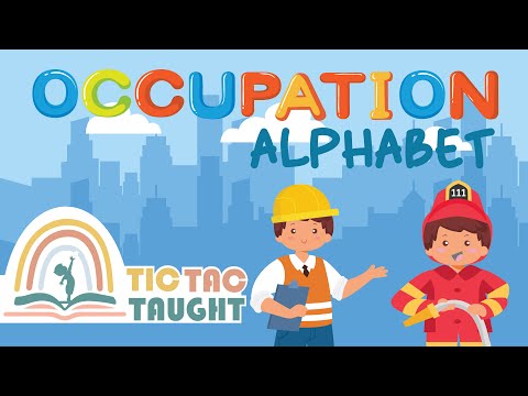 ALPHABET OCCUPATION SONG ~ Occupation Alphabet Song, ABC Jobs Song For Kids, Learn Jobs & Occupation