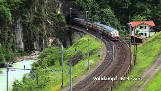 preview picture of video 'Krokodil und TEE am Gotthard (Volldampf | Mehrwert)'