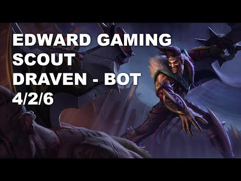 EDward Gaming Scout Bot Draven vs Kai'Sa - KR Challenger Patch 10.9