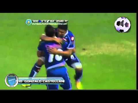 Gol Gonzalo Castellani   Godoy Cruz 1 Vs Quilmes 0   Final 2014   2da Fecha