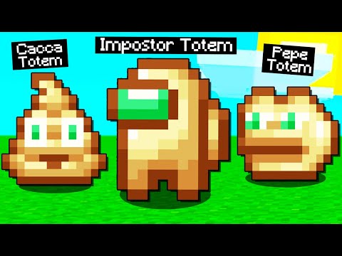 HO TROVATO IL TOTEM DI CACCA E AMOGUS SU MINECRAFT!!